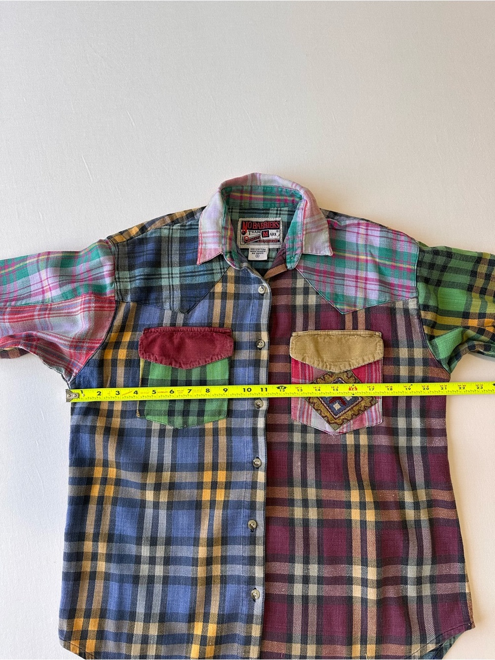 Vintage Patchwork Button Down - Picture 5 of 5